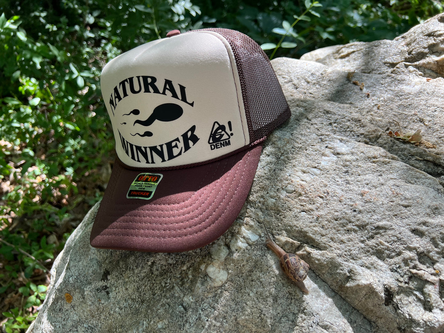 Natural Winner Mesh Trucker Hat⚠️